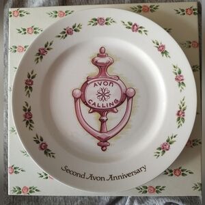 2nd Anniversary Avon Plate